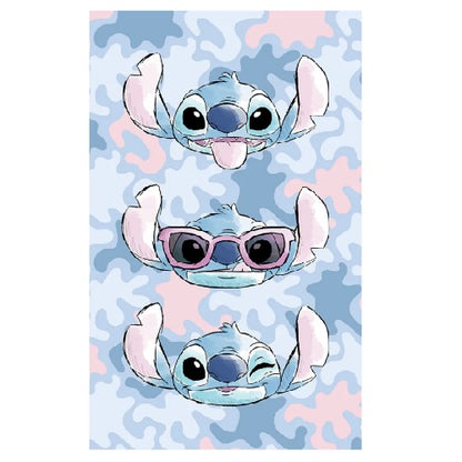 Toalha de Banho Infantil Döhler - Stitch Azul
