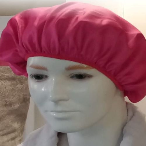 Touca Fibrasca Cetim - Plumax Rosa