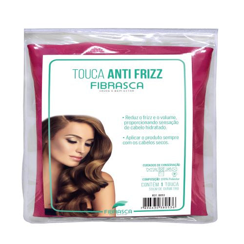 Touca Fibrasca Cetim - Plumax Rosa