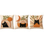 Trio Capas de Almofadas Marwi Linho 45x45 - Gatos