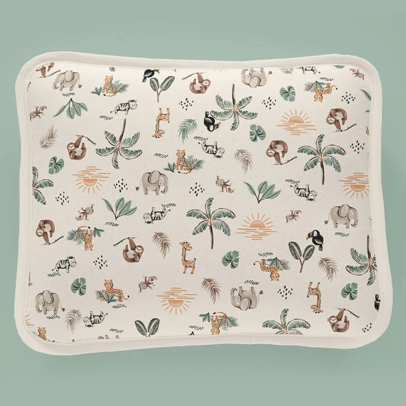 Kit Cama Berço Padrão Malha Baby Monte Santo 2 Peças - Turminha da Selva