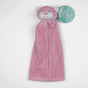 Naninha Bouton Bebê Microfibra - Urso Rosa