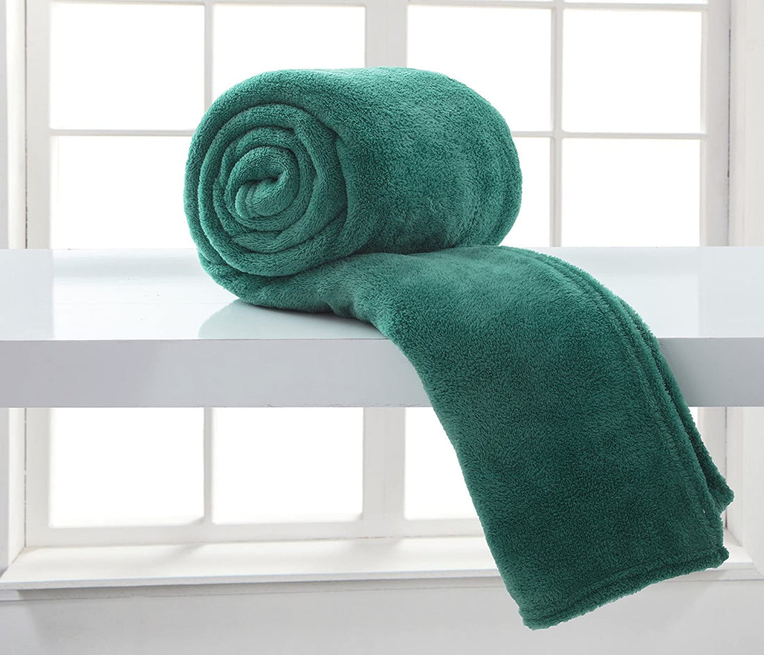 Manta King Microfibra Corttex - Verde