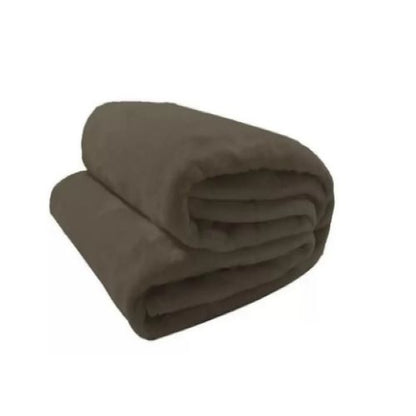 Manta Solteiro Camesa Velour Neo - Marrom