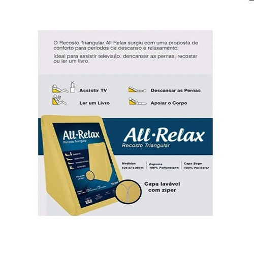 Travesseiro Allemand Recosto - Triangular All Relax
