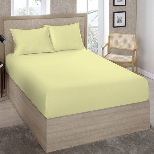 Jogo de Cama King Monte Santo 180 Fios - Amarelo