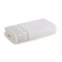 Toalha Rosto Karsten Fio Penteado Bordado - Antônia Branco/Prata