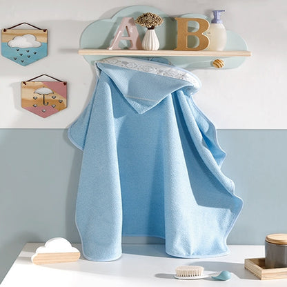 Toalha Banho com Capuz Baby Döhler - Baby Kids Azul