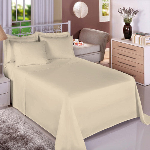 Jogo de Cama King Monte Santo 180 Fios - Bege