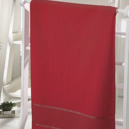 Toalha Rosto Döhler Bordar - Bella Vermelho 2900