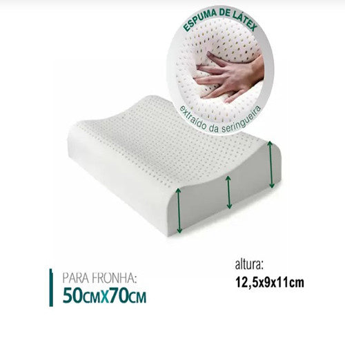 Travesseiro Duoflex Natural Látex - Cervical