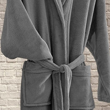 Roupão Unissex Corttex Home Desing P - Chumbo