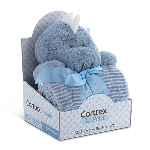 Manta Le Petit com Bichinho Corttex - Dino