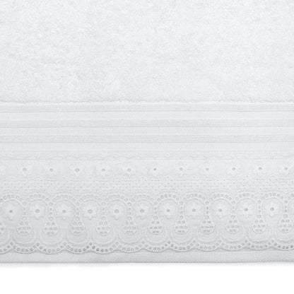 Toalha Rosto Buettner Cristal Renascença - Rendada Branca