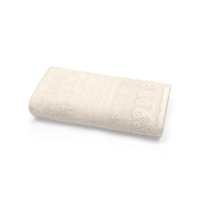 Toalha Rosto Buettner Cristal Renascença - Rendada Pérola