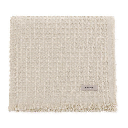 Manta Karsten Decorativa Denver 1,50m x 2,00m - Pérola