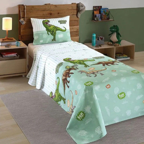 Jogo de Cama Infantil Döhler 130 Fios - Dino