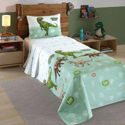 Jogo de Cama Infantil Döhler 130 Fios - Dino