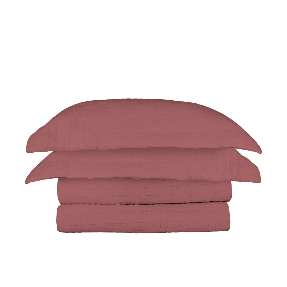 Colcha Solteiro Camesa - Loft Vermelho