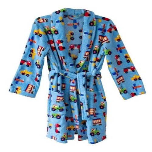 Roupão Infantil Camesa Microfibra - Menino 8 a 10 anos - Carros