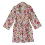 Roupão Infantil Camesa Microfibra - Menina 4 a 6 anos - Flowers