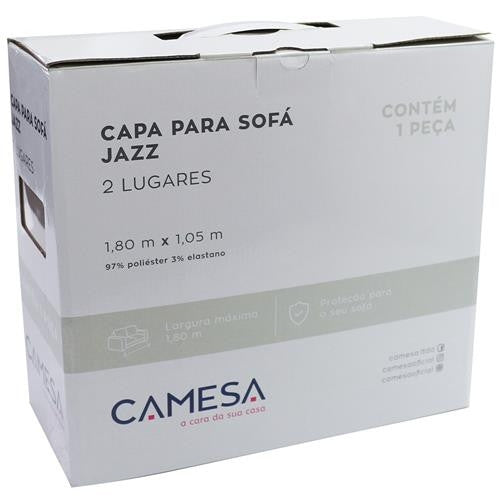 Capa de Sofá Jazz Camesa 2 Lugares - Tabaco