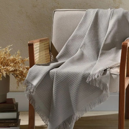 Manta Sofá Döhler Marrocos 1,50X1,20 - Cinza