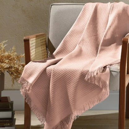 Manta Sofá Döhler Marrocos 1,50X2,10 - Rosa