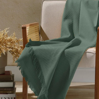 Manta Sofá Döhler Marrocos 1,50X2,10 - Verde