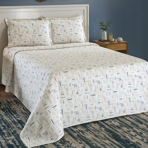 Kit Colcha King Döhler Piquet Estampada 100% Algodão - Mael