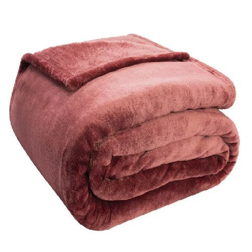 Manta Solteiro Camesa Velour Neo - Vinho
