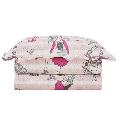 Colcha Infantil Camesa Evolution - Meninas Radical