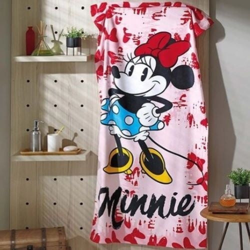Toalha Banho Döhler Aveludada Licenciados - Minnie 07