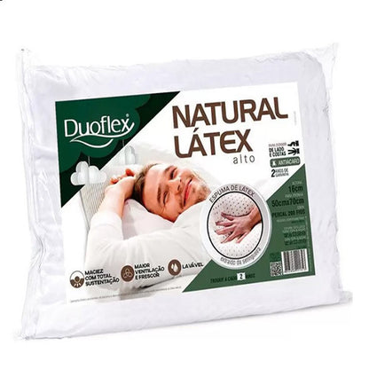 Travesseiro Duoflex Natural Látex Médio - 16cm