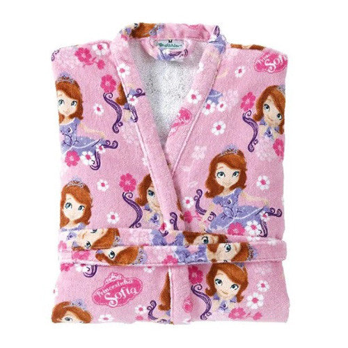 Roupão Infantil Döhler Princesa Sofia - P 3 a 5 anos