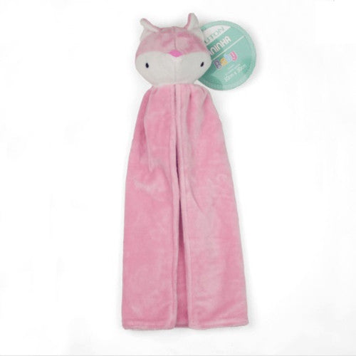 Naninha Bouton Bebê Microfibra - Raposa Rosa