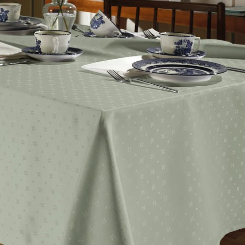 Toalha de Mesa Döhler Requinte - Lisa Verde 1,40x2,10