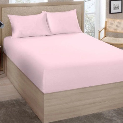 Lençol Solteiro Estamparia 130 Fios - Rosa