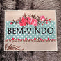 Tapete Corttex Color Art 40x55 - Bem Vindo Cinza