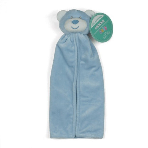 Naninha Bouton Bebê Microfibra - Urso Azul