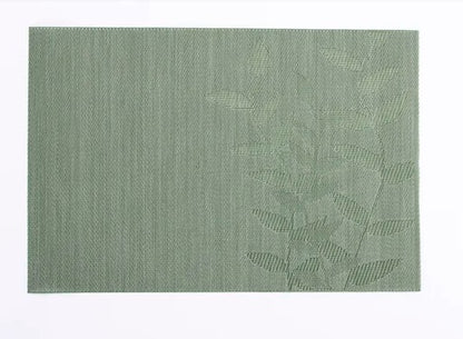 Jogo Americano Têxtil Arte em PVC - Verde Oliva