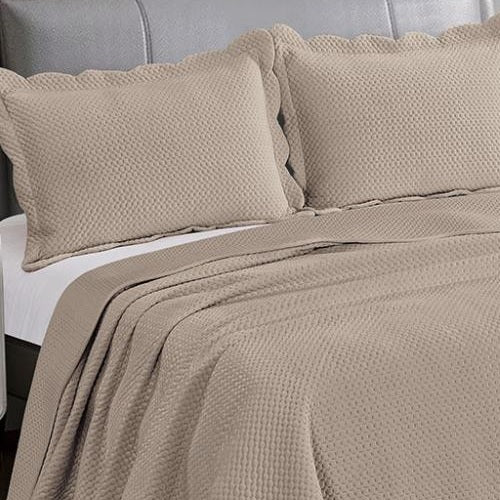 Colcha King Camesa - Vevelt Neo Bege